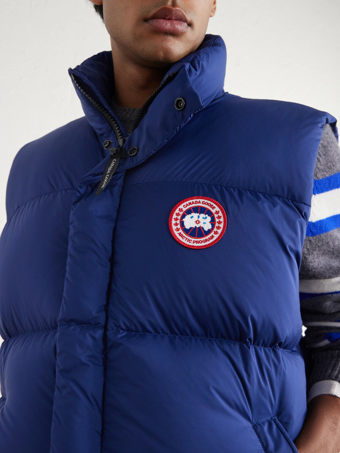 Canada Goose - Sterling Logo-Appliquéd Quilted Shell Down Gilet - Blue