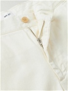 NN07 - Alex 1802 Straight-Leg Organic Cotton-Twill Trousers - Neutrals