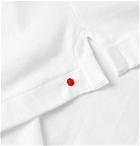 Kiton - Cotton-Jersey Polo Shirt - White
