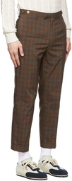 BEAMS PLUS Brown Polyester Trousers