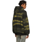 Amiri Yellow Tie-Dye Shotgun Hoodie