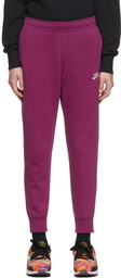 Nike Purple Cotton Lounge Pants