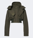 Balenciaga Cropped cotton jacket