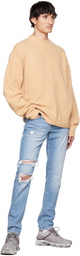 Axel Arigato Beige Fraction Sweater