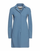 Herno Womens Overcoat & Trench Coat Slate in Blue
