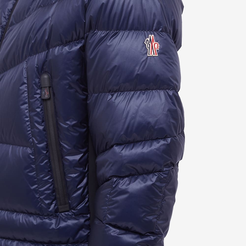 Moncler Grenoble Men 'Negara' Beige Jacket With Logo Print On The Front And Removable Hood In Tech Fabric Man