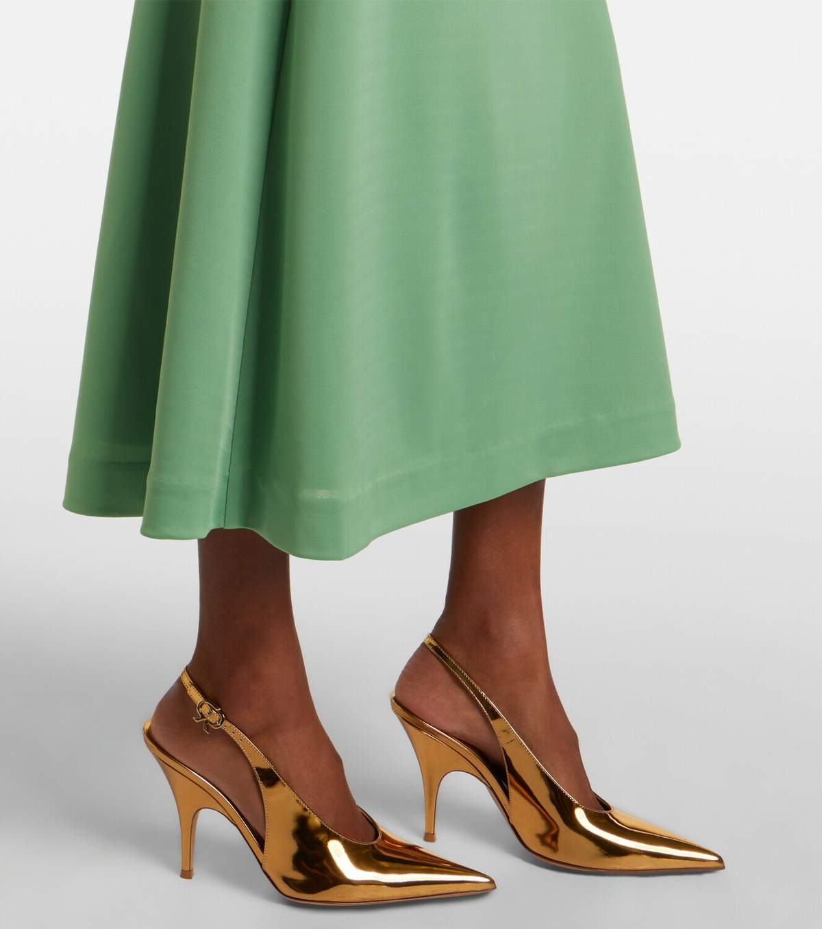 Rebecca Vallance Isla draped scarf-detail maxi dress