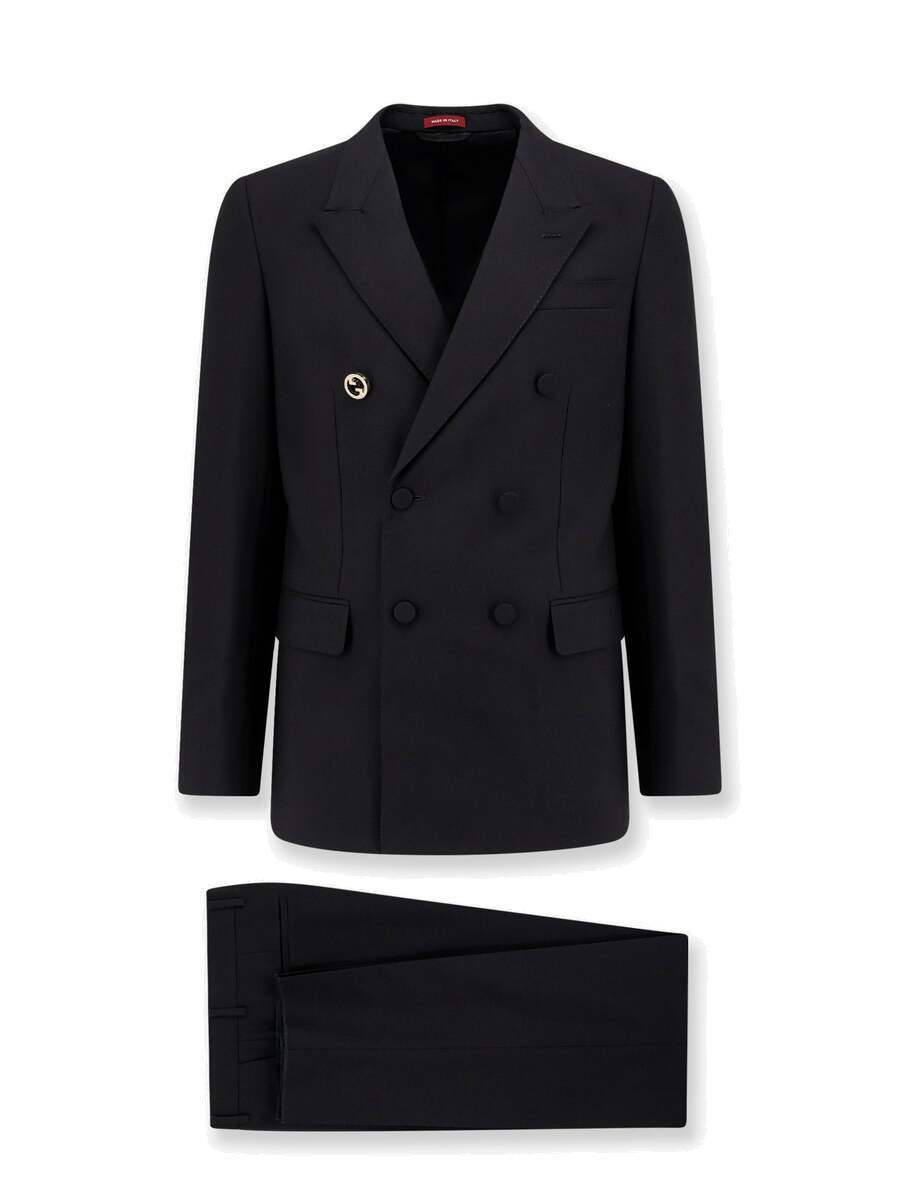 Gucci Suit Black Mens Gucci
