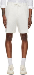 BOSS Off-White Drawstring Shorts