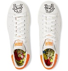 adidas Originals - Keith Haring Stan Smith Embroidered Leather Sneakers - Off-white