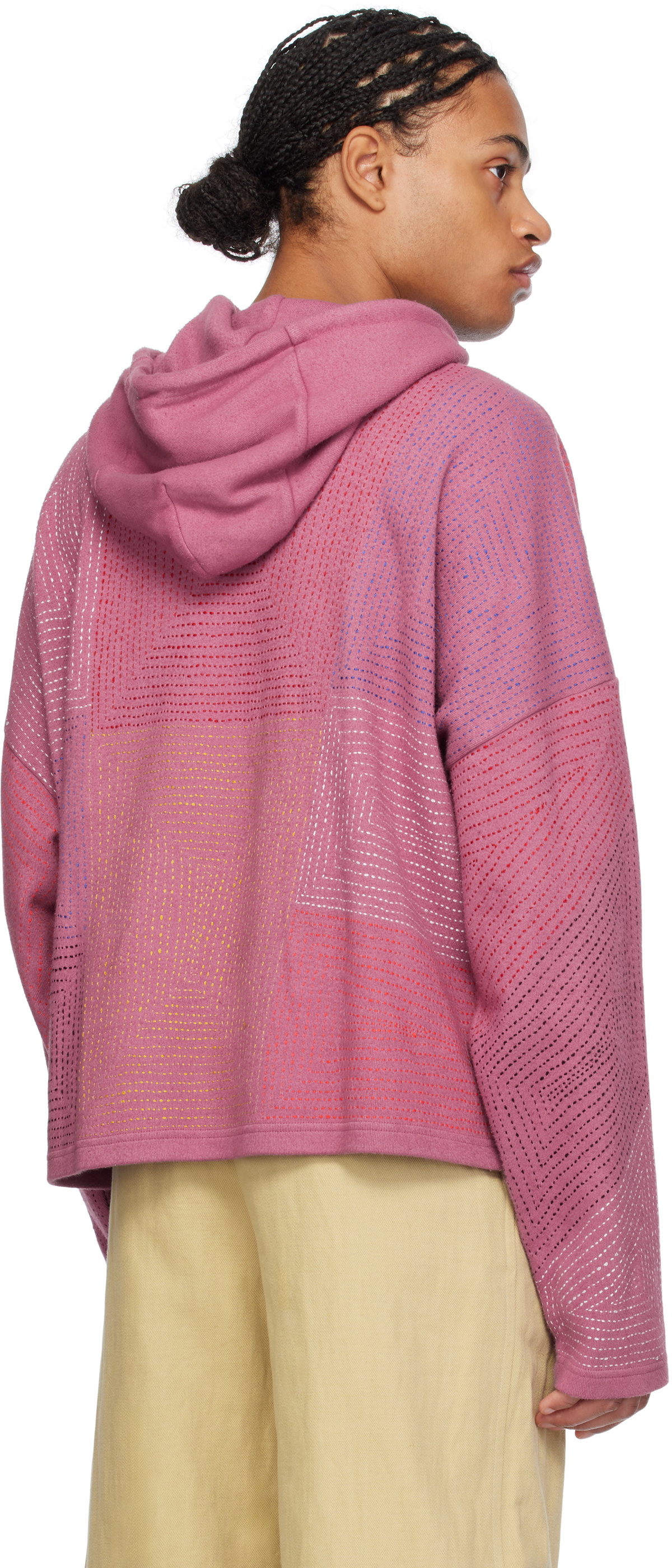 Glass Cypress Purple All-Over Boro Hoodie