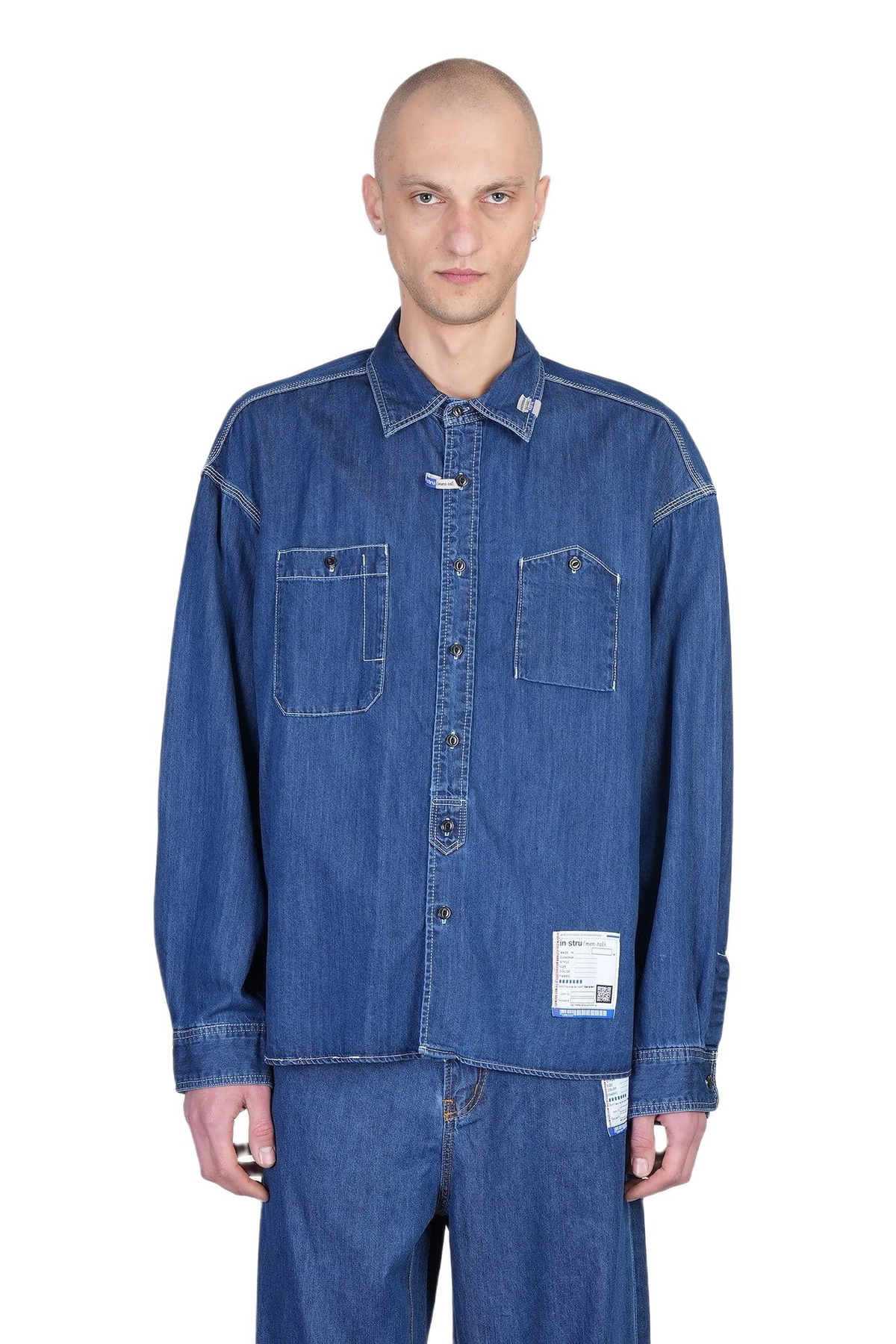 Maison MIHARA YASUHIRO Blue Check Shirt Maison MIHARA YASUHIRO