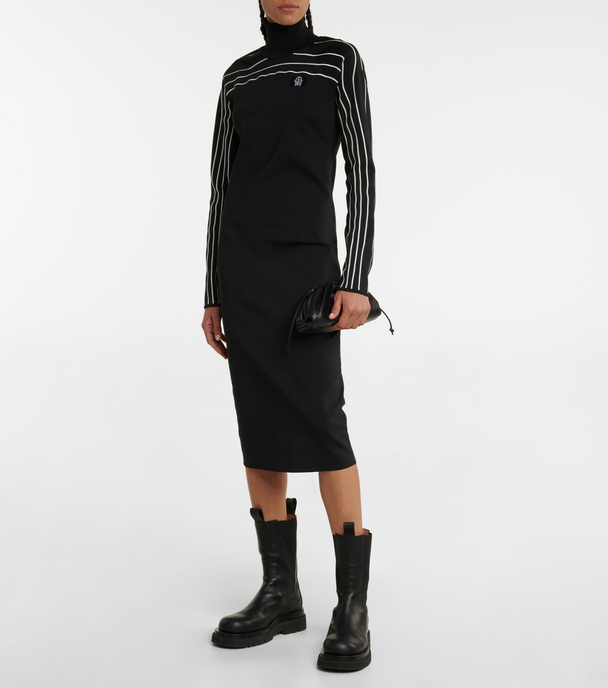Moncler Genius - High-neck midi dress