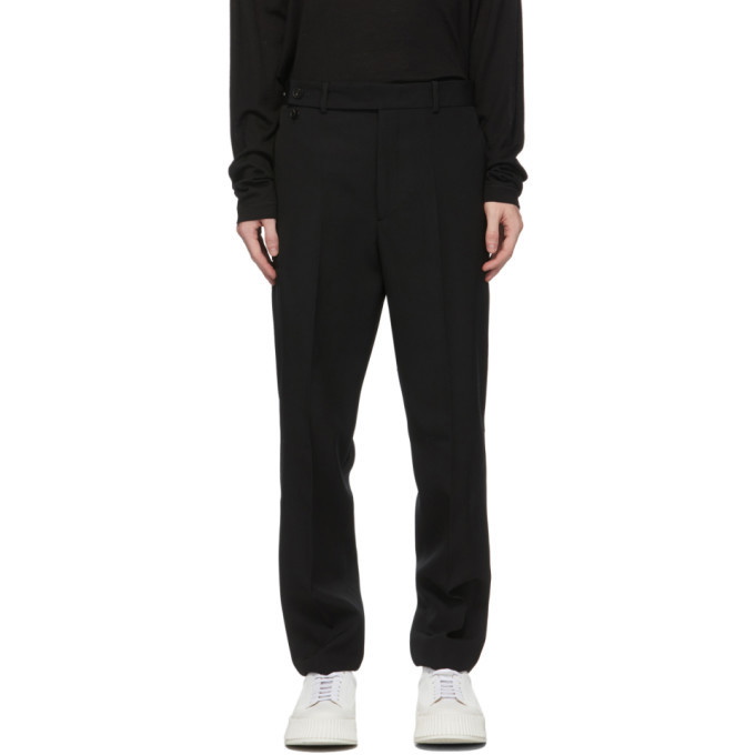 Photo: Jil Sander Black Wool Trousers