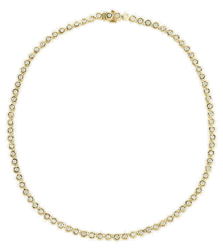 Photo: Octavia Elizabeth Blossom 18kt gold necklace with diamonds