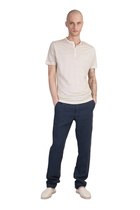 120% Lino T-shirt In Beige Linen