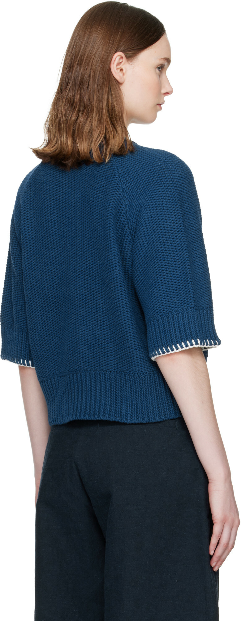 YMC Blue Kwai Cardigan