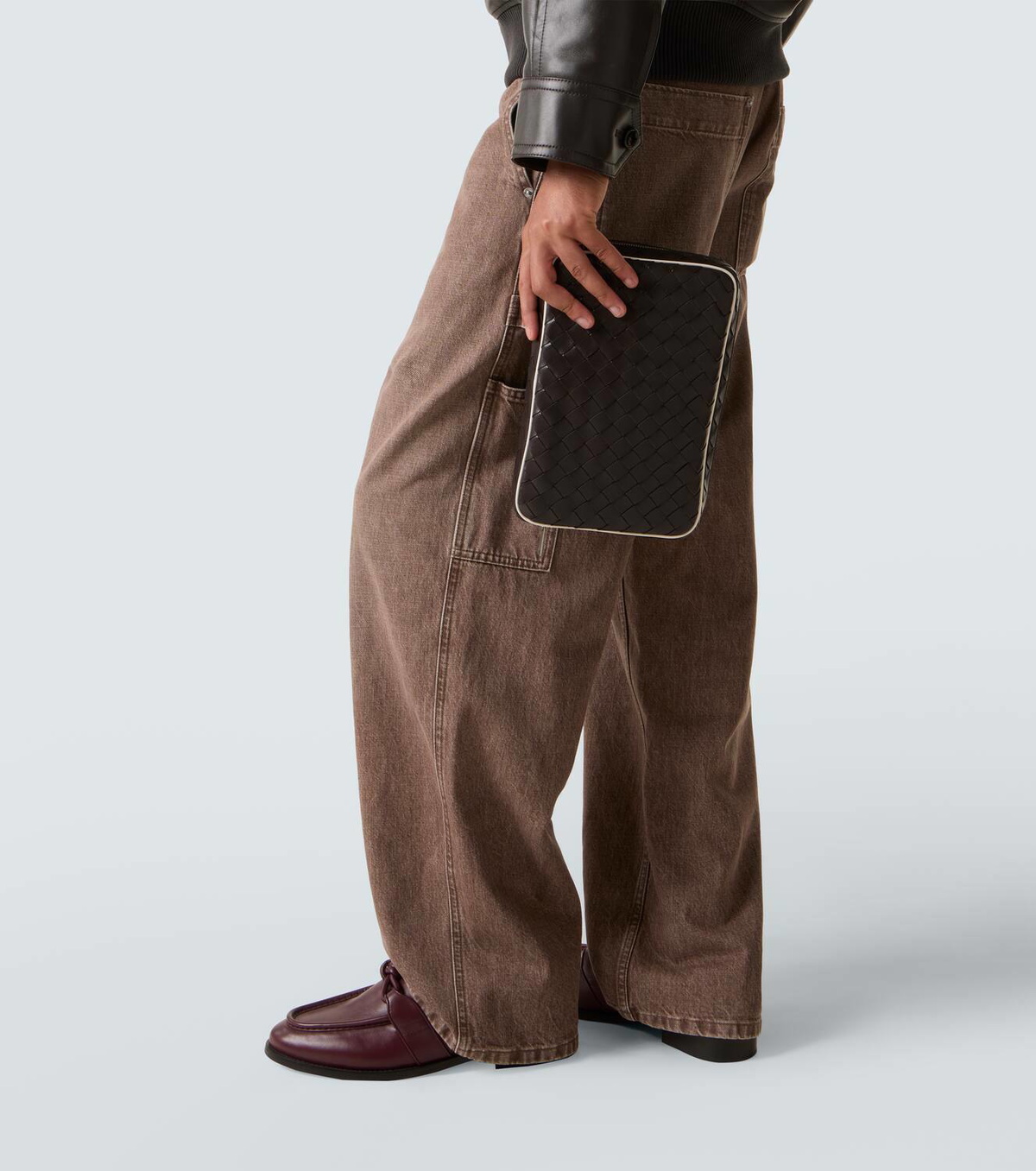 Bottega Veneta Getaway Large leather briefcase