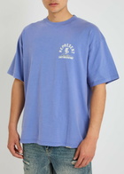 Represent Competition Logo-printed Cotton T-shirt Blue