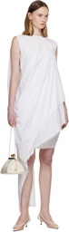 JACQUEMUS White 'The Traversin' Minidress