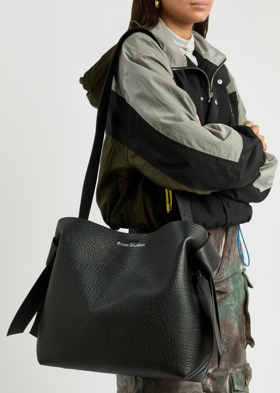Acne Studios Musubi Grained Leather Tote - Black - One Size