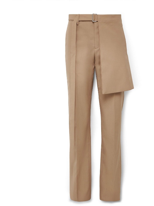 Photo: Off-White - Apron Slim-Fit Woven Trousers - Brown