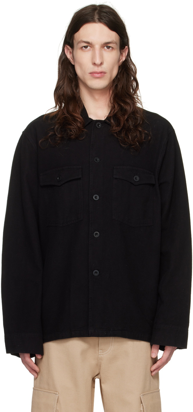 Our Legacy Black Evening Coach Jacket Our Legacy