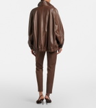 Brunello Cucinelli Cotton-blend slim pants
