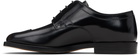 Maison Margiela Black Tabi Leather Derbys