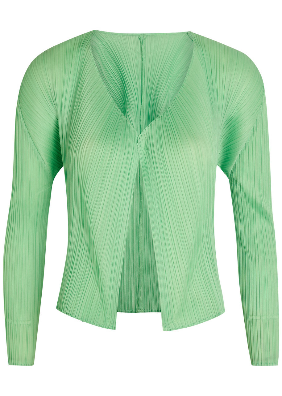 PLEATS PLEASE ISSEY MIYAKE Gray Monthly Colors September Cardigan