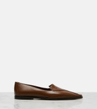 Manolo Blahnik Cleofe leather loafers