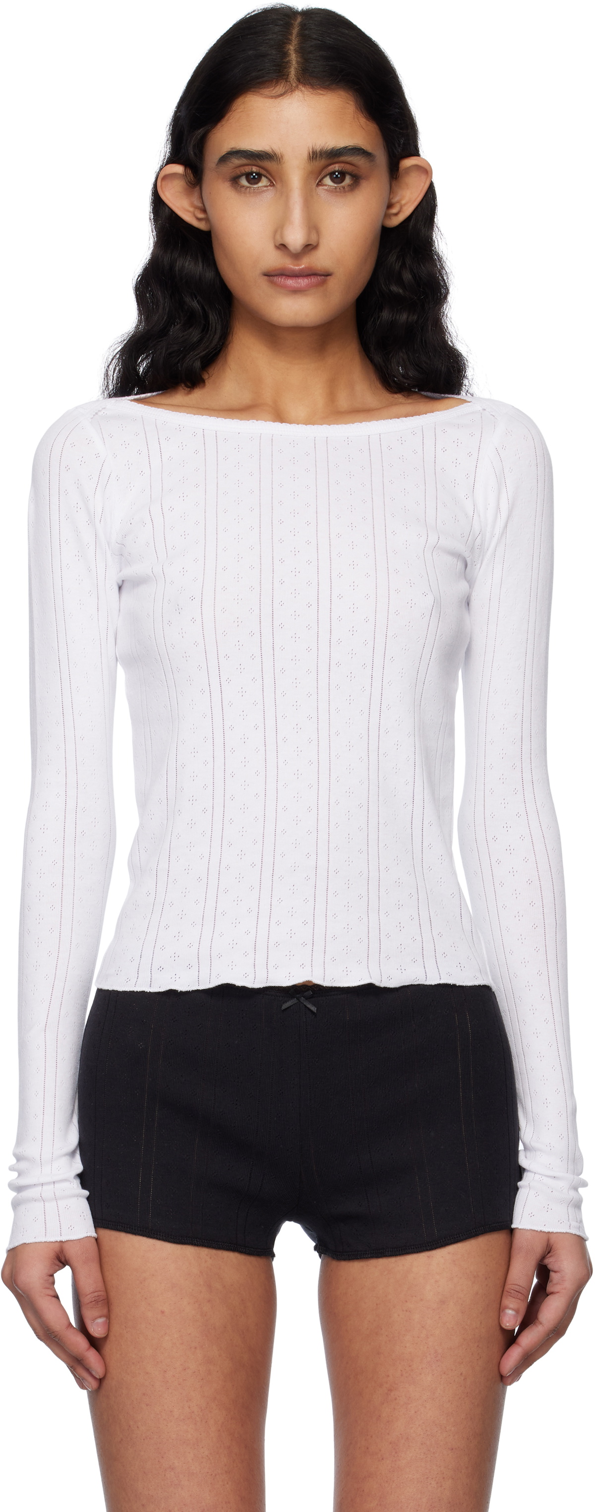Cou Cou White 'The Bateau' T-shirt
