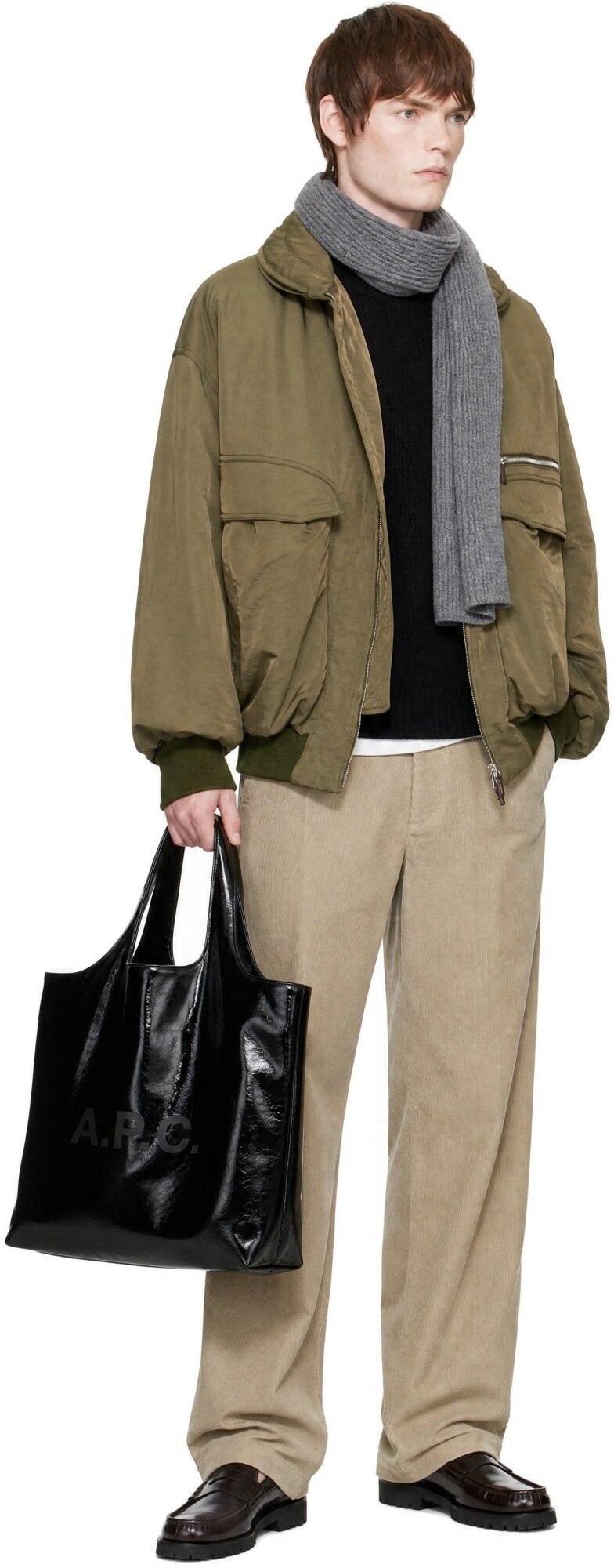 A.P.C. Black Ninon Tote