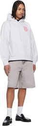 Carhartt Work In Progress Gray Spiral Hoodie