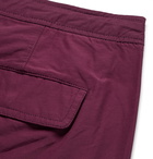 Onia - Calder Long-Length Swim Shorts - Men - Burgundy