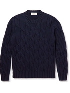 Altea - Cable-Knit Cashmere Sweater - Blue