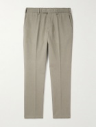 Thom Sweeney - Straight-Leg Cotton-Twill Trousers - Neutrals