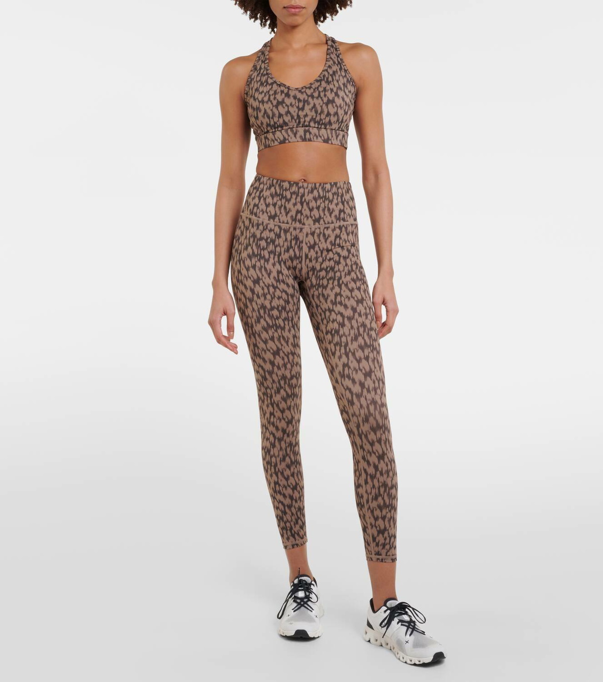 Varley Form printed high-rise leggings