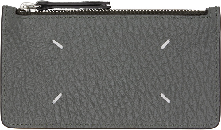 Photo: Maison Margiela Gray Zip Card Holder