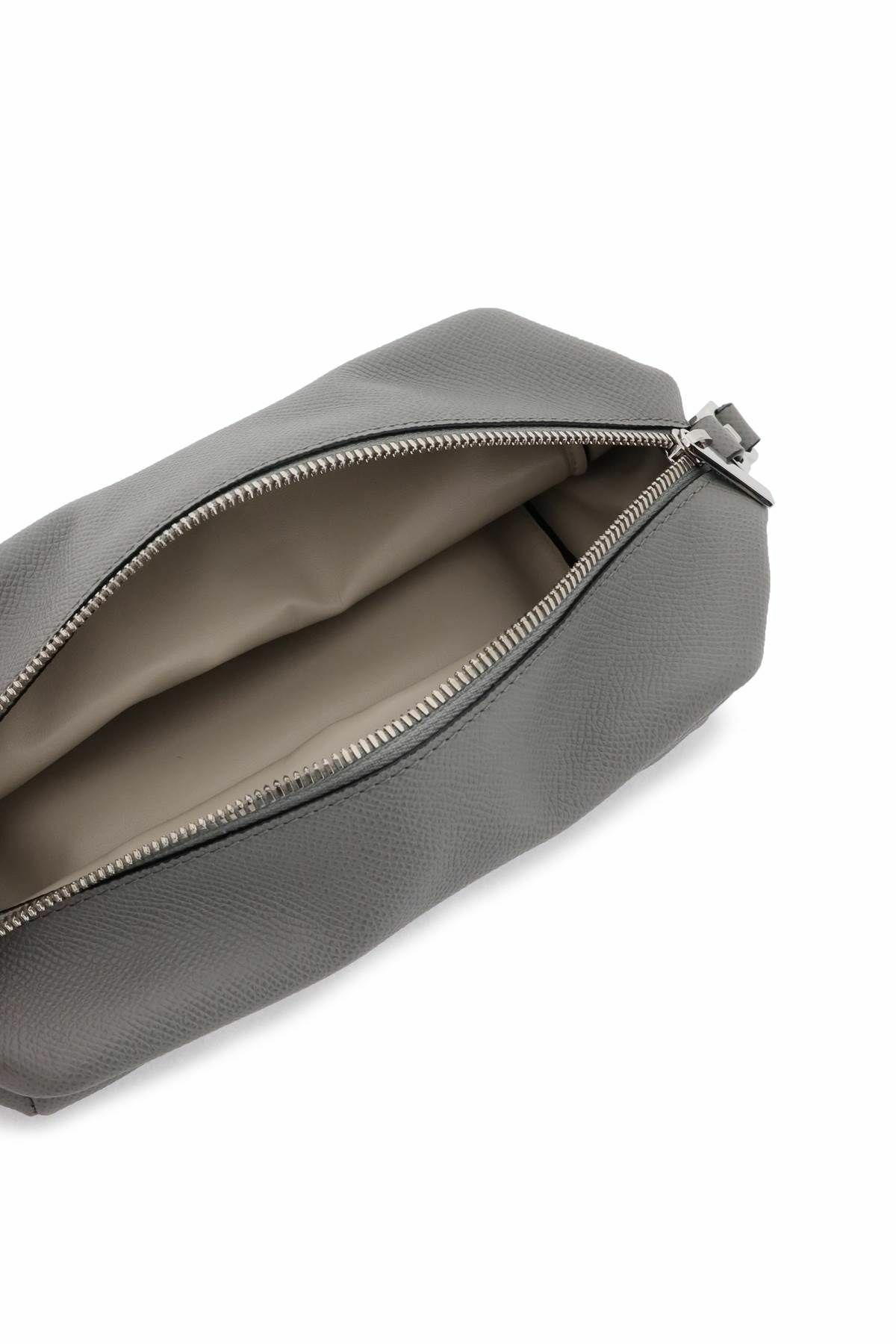 VALEXTRA leather crossbody bag Grey