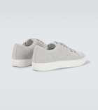 Lanvin DBB1 leather-trimmed suede sneakers