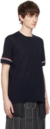 Thom Browne Navy Striped T-Shirt