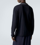 Giorgio Armani Linen and silk polo sweater
