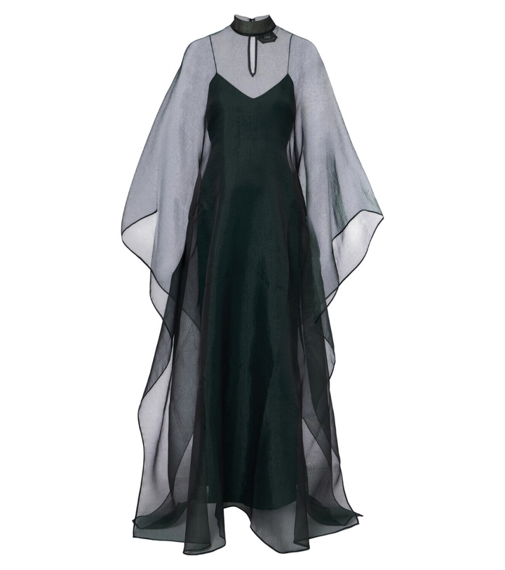 Photo: Taller Marmo Sphinx sheer draped organza kaftan