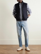 Eleventy - Quilted Wool Down Gilet - Blue