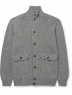 Richard James - Wool and Cashmere-Blend Cardigan - Gray