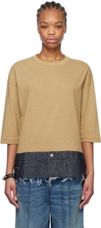 UNDERCOVER Beige Jeans T-shirt