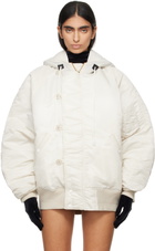 doublet Off-White Petal Mouth Hood Bomber Jacket
