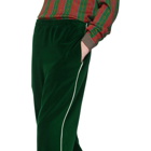 Gucci Green Velvet Lounge Pants