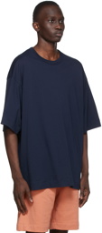 Dries Van Noten Navy Supima Cotton T-Shirt